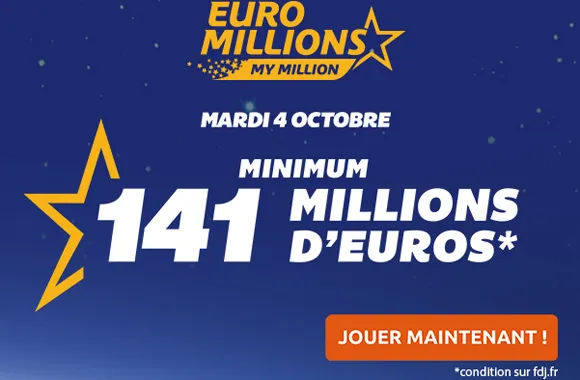 141 Millions d&rsquo;€ à gagner ce mardi au nouvel Euro Millions !