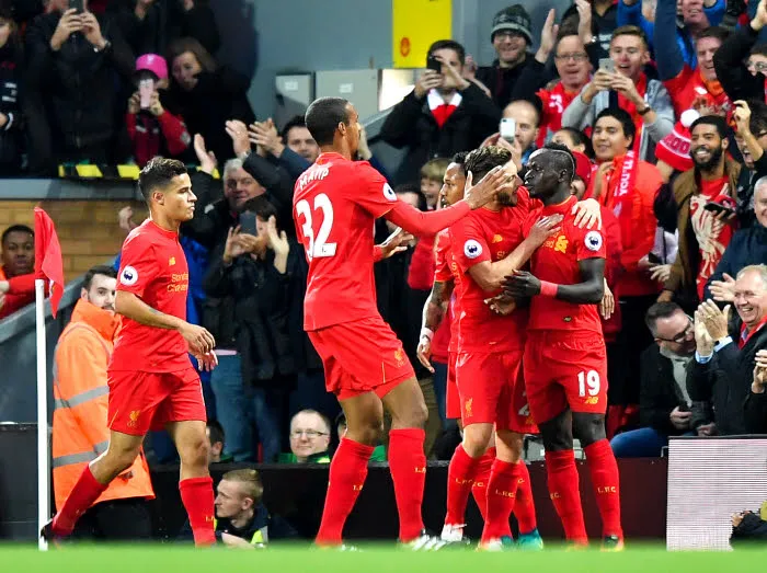 Liverpool rejoint Arsenal au sommet de la Premier League