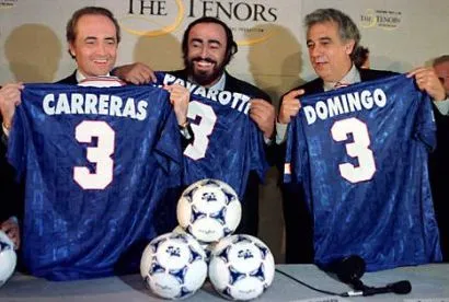 Luciano Pavarotti et son amour du ballon