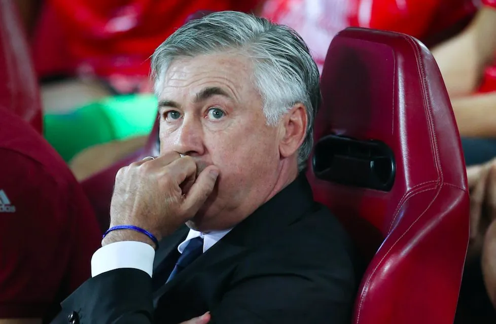 Ancelotti et son sourcil fou