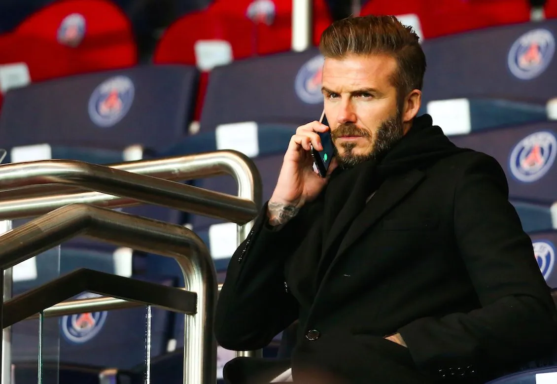 Beckham était en visite à Paris