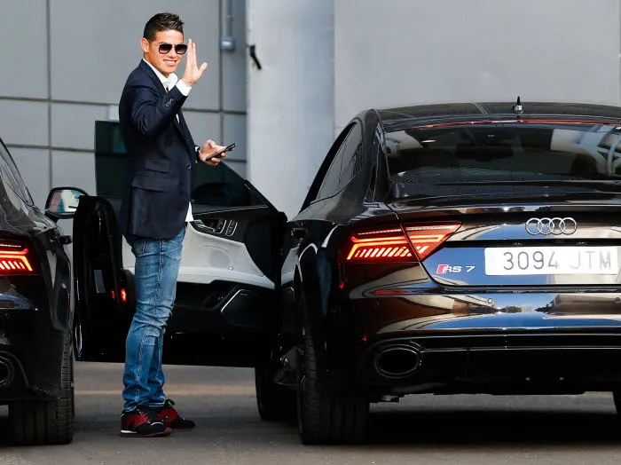 Ça va mieux entre le Real et James