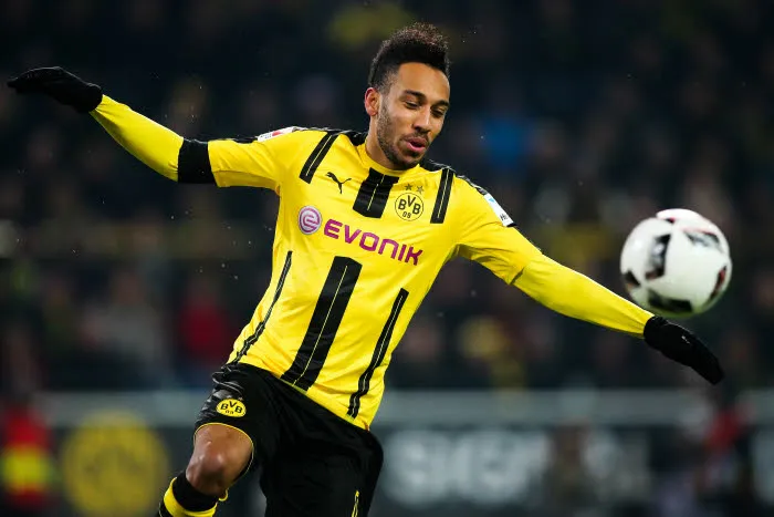 Aubameyang, meilleur joueur des matchs aller en Allemagne