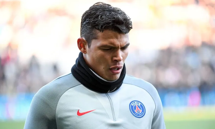 Thiago Silva ne s&rsquo;est pas entraîné