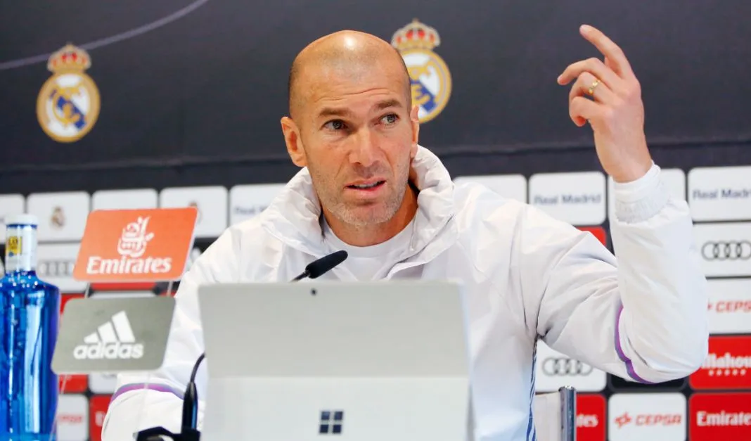 Zidane en colère