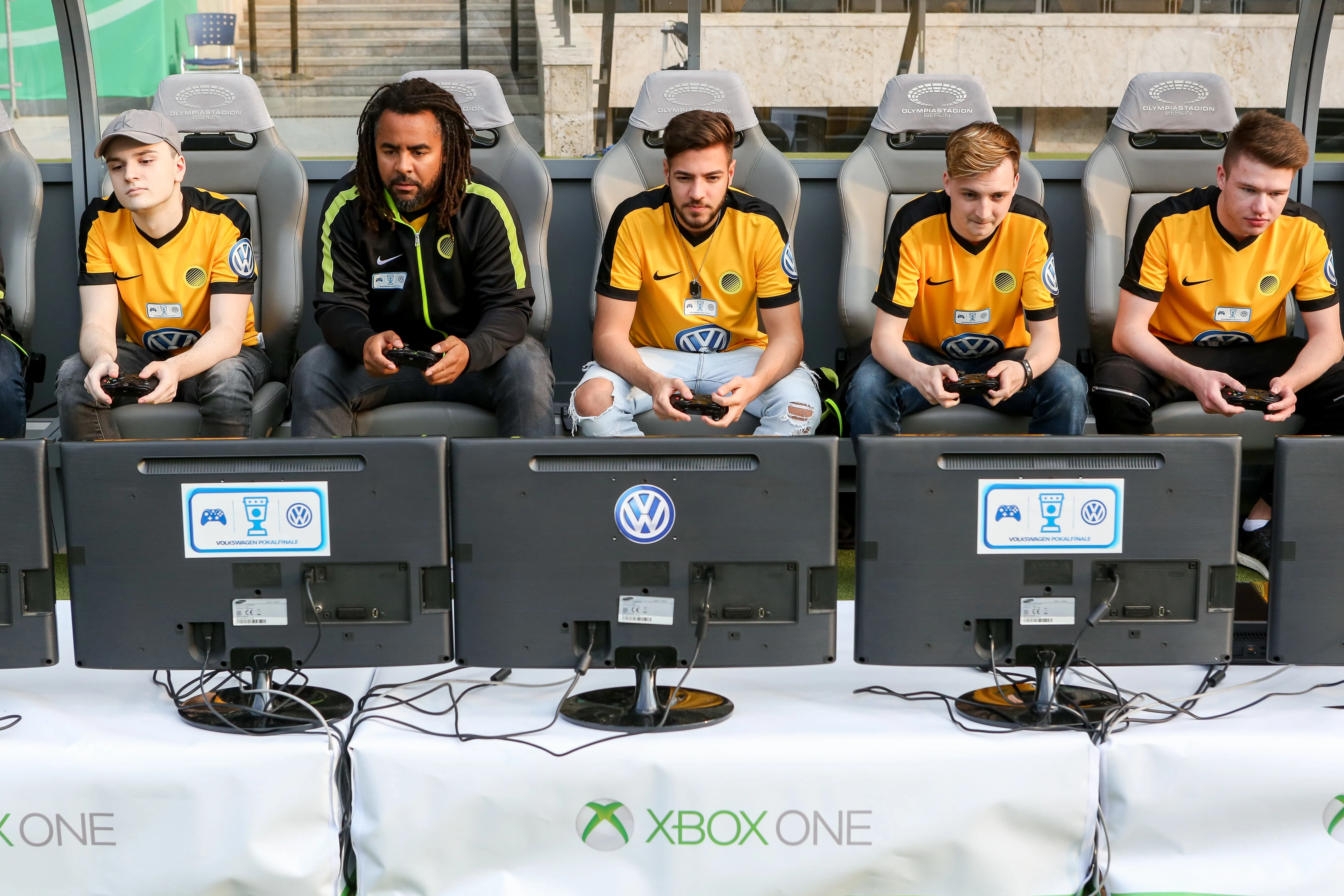 On était à la finale de la Coupe d’Allemagne… sur Xbox