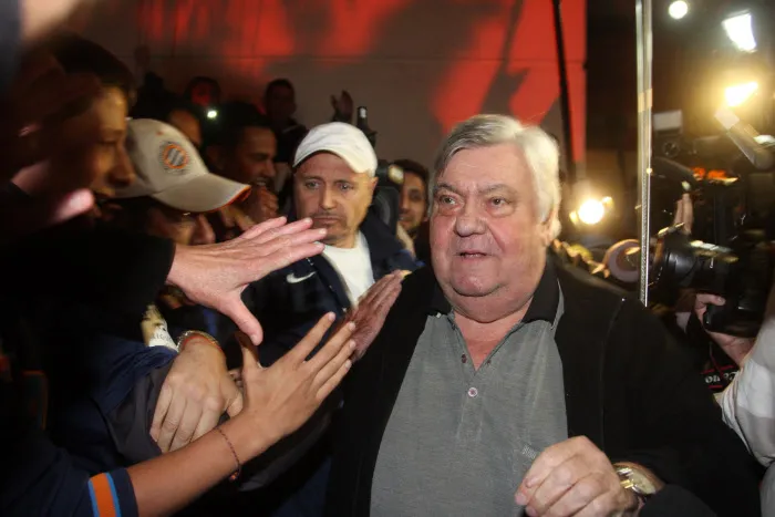 L&rsquo;hommage des supporters à Nicollin