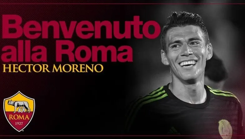 Héctor Moreno signe à la Roma