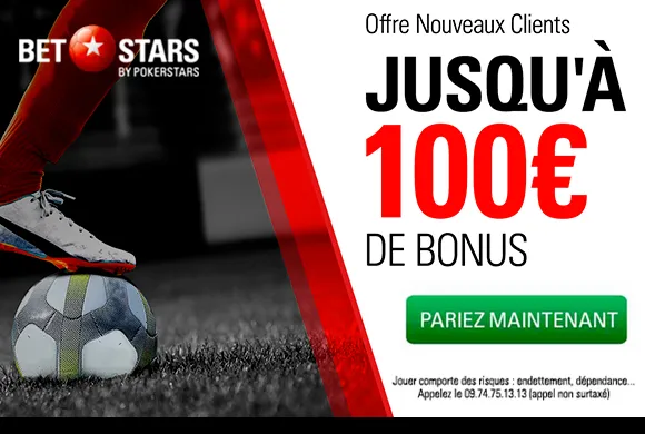 C1/C3 : 100€ offerts pour miser chez BetStars !