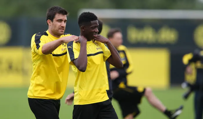 Sokratis s&rsquo;en prend à Dembélé