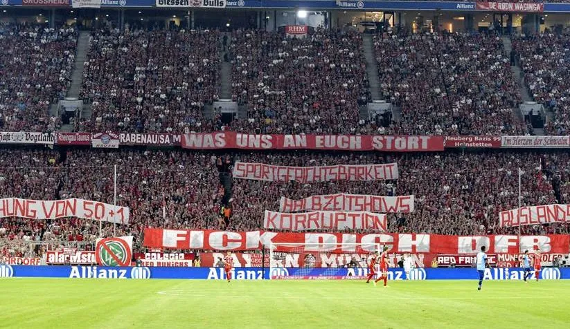Les ultras allemands répondent à la DFB