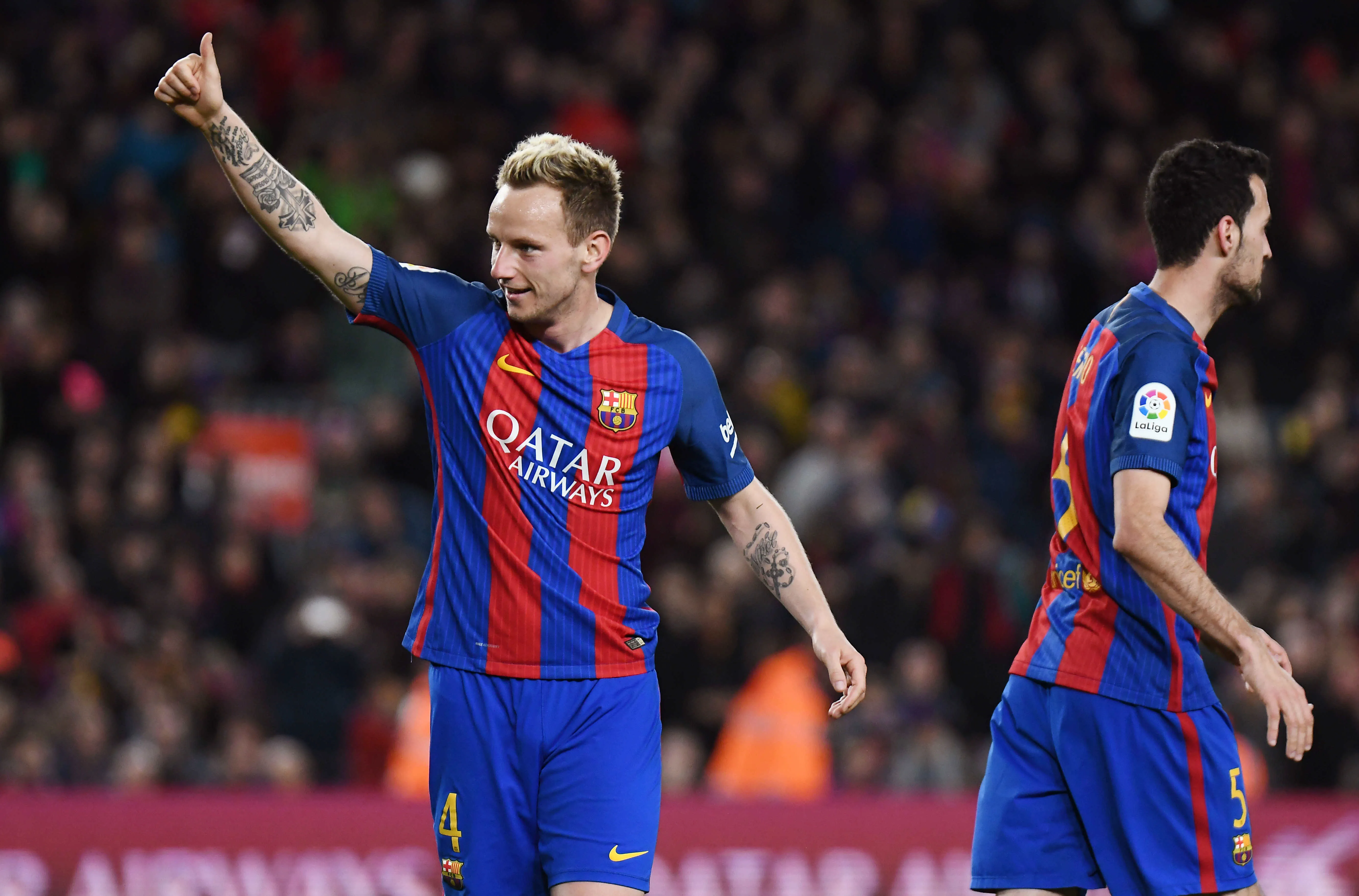 Rakitić insulté par l&rsquo;arbitre du Clasico ?