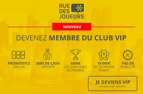 Pourquoi faut-il succomber à l’offre Club VIP RueDesJoueurs