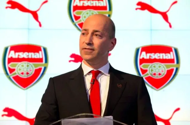 Ivan Gazidis : «  Arsenal est l’équipe la plus sur-performante »