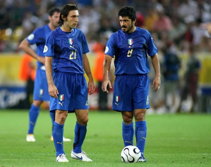 Gattuso : «<span style="font-size:50%">&nbsp;</span>Pirlo était un grand fils de pute<span style="font-size:50%">&nbsp;</span>»