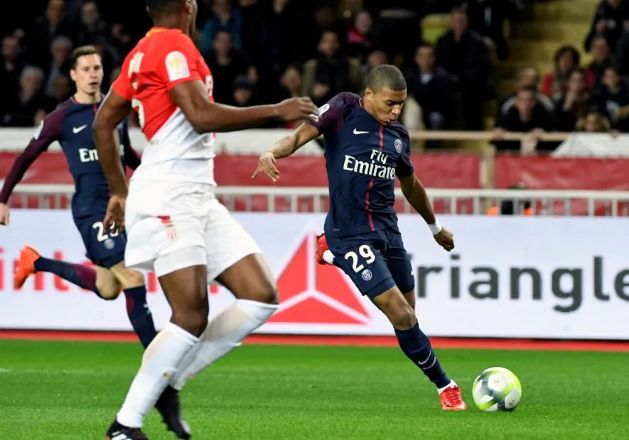 Mbappé, drôle de trace