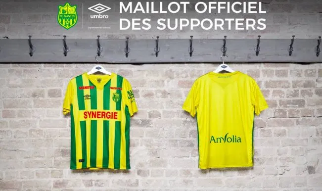 Umbro présente les «<span style="font-size:50%">&nbsp;</span>maillots des supporters<span style="font-size:50%">&nbsp;</span>» de Caen et Nantes