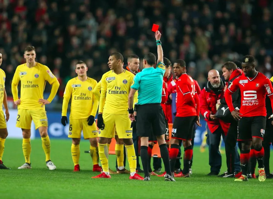 Mbappé : «<span style="font-size:50%">&nbsp;</span>Je mérite mon rouge<span style="font-size:50%">&nbsp;</span>»