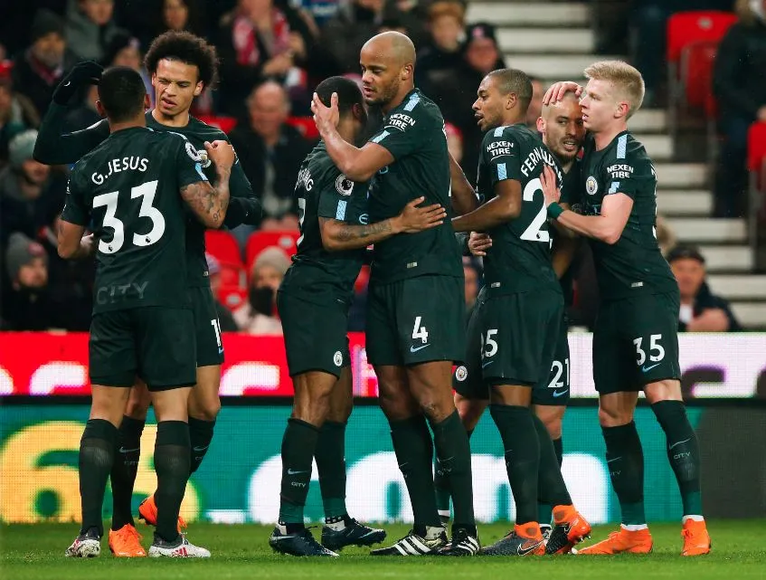 City déroule à Stoke