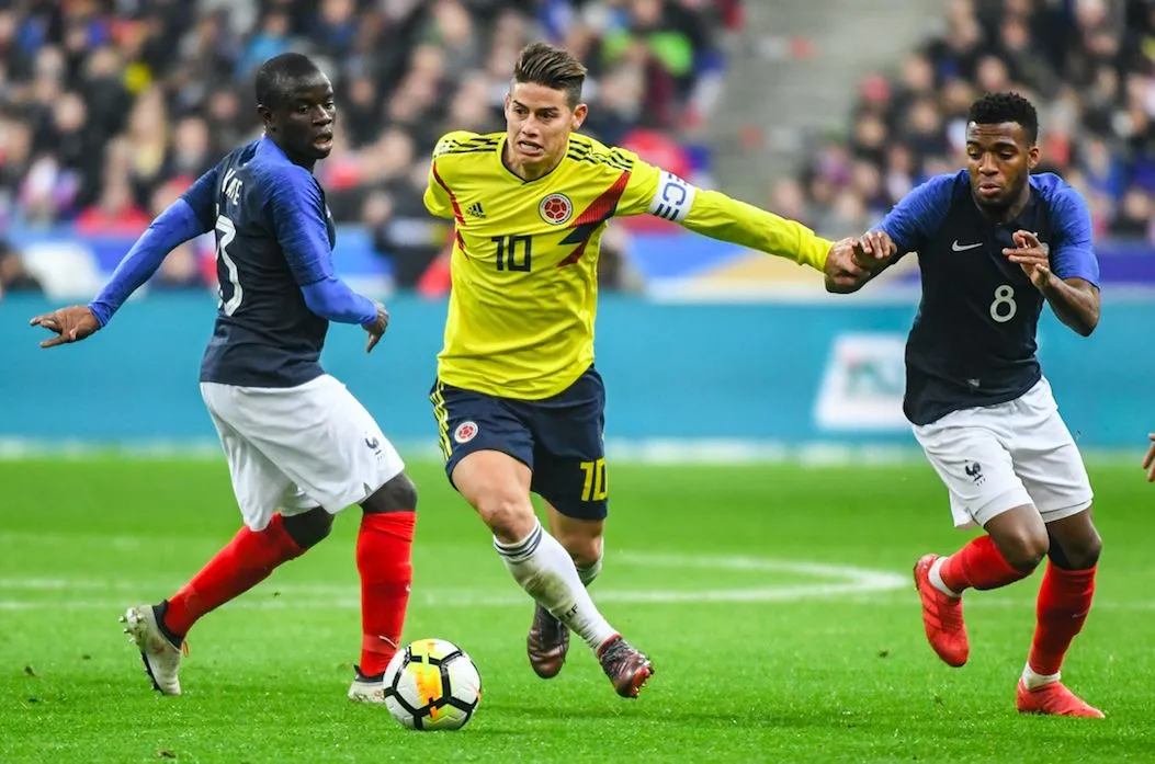 Les notes de la Colombie contre la France