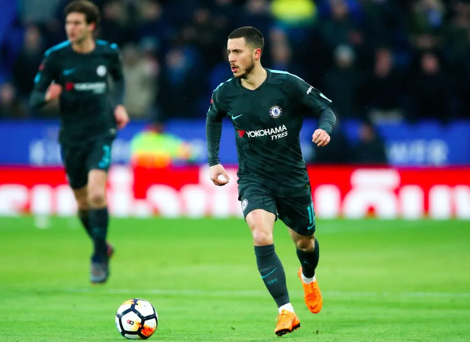 Eden Hazard n&rsquo;a aucun problème à jouer en pointe