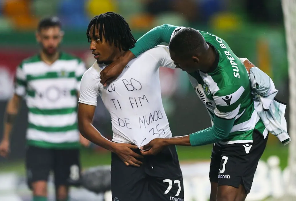 Gelson Martins suspendu contre Porto pour avoir retiré son maillot