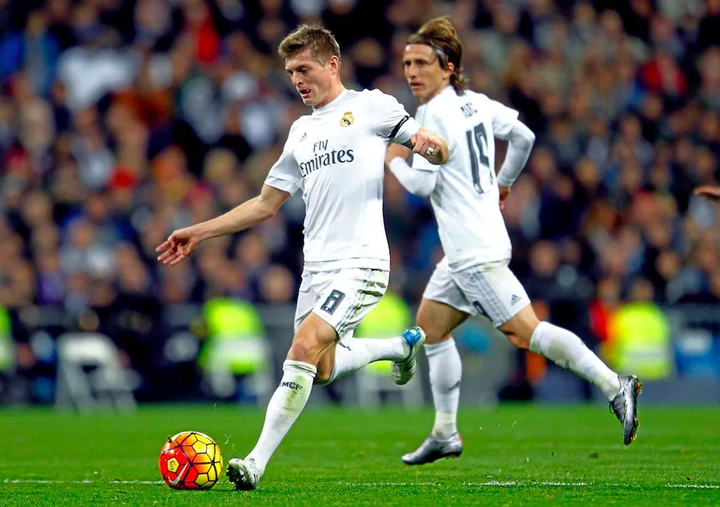 Kroos et Modrić au repos