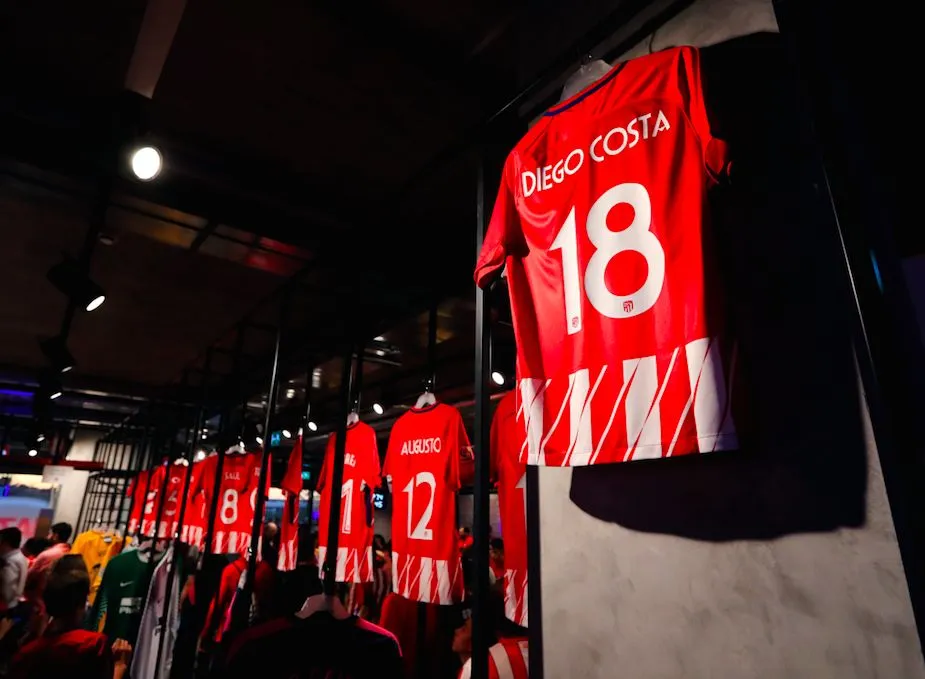 Cambriolage à la boutique officielle de l&rsquo;Atlético de Madrid