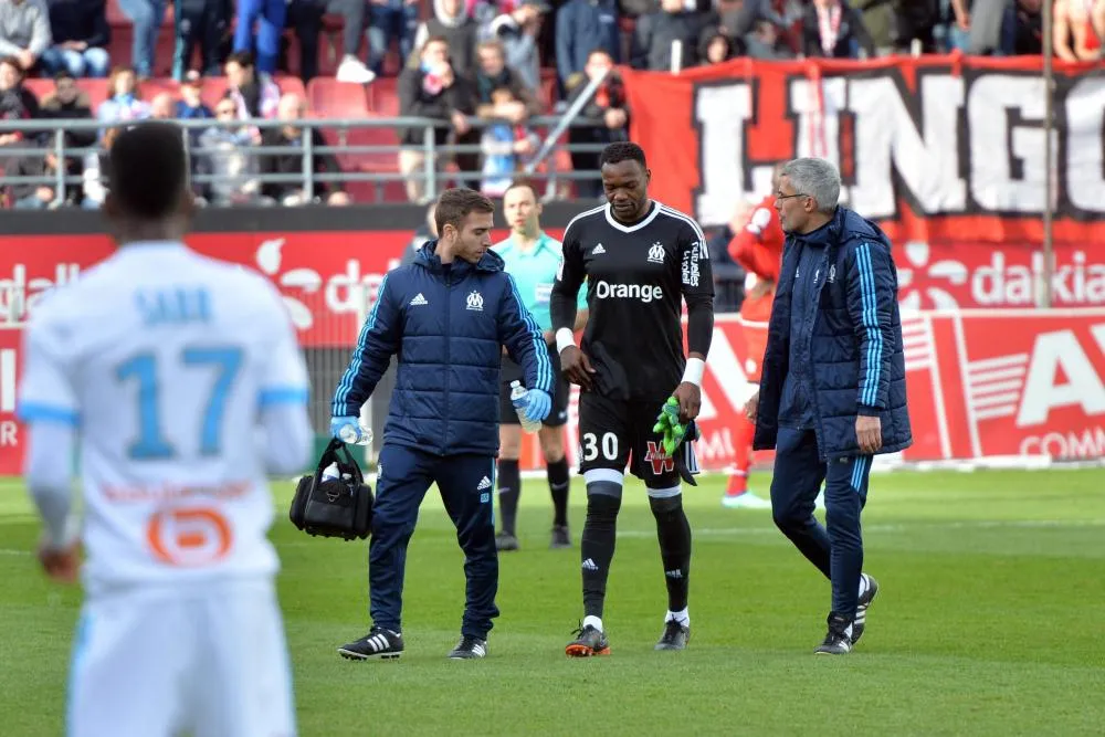 Quatre à six semaines d&rsquo;indisponibilité pour Steve Mandanda