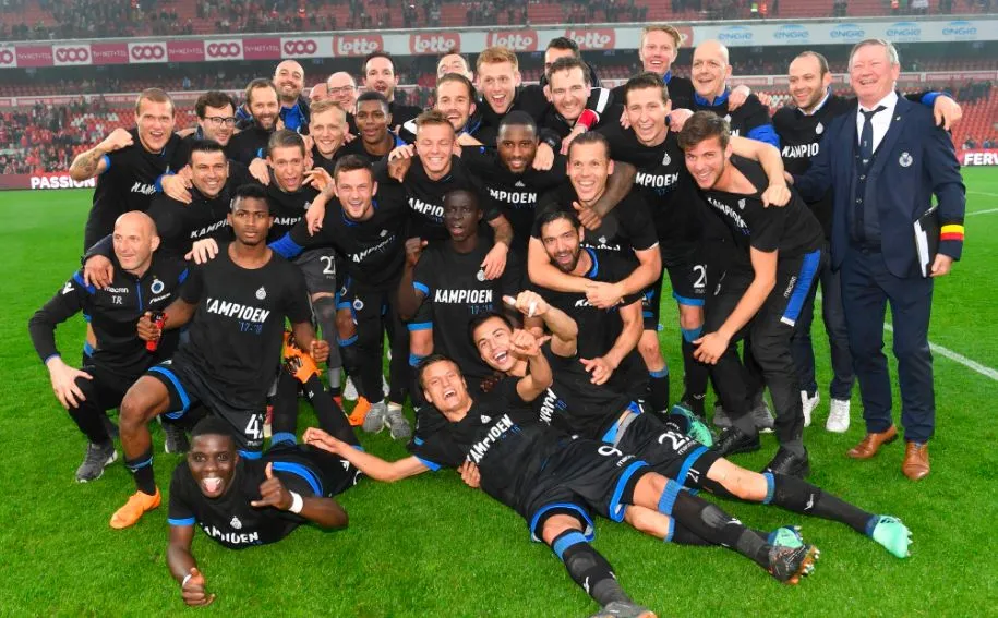 Le Club Brugge remporte son quinzième championnat de Belgique