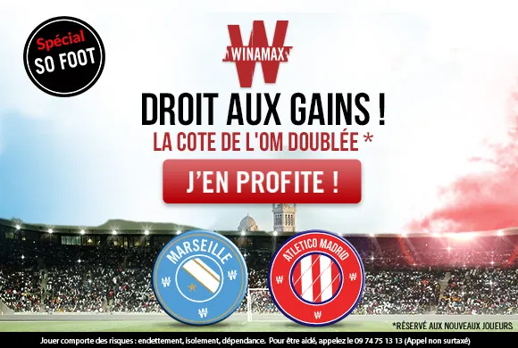 EXCLU WINAMAX Finale Ligue Europa : la cote de l&rsquo;OM boostée à 11,80 face à l&rsquo;Atlético Madrid !