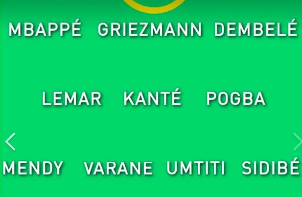 Photo : La France en 4-3-3 au Mondial 2018 ?  (via Facebook SO FOOT)