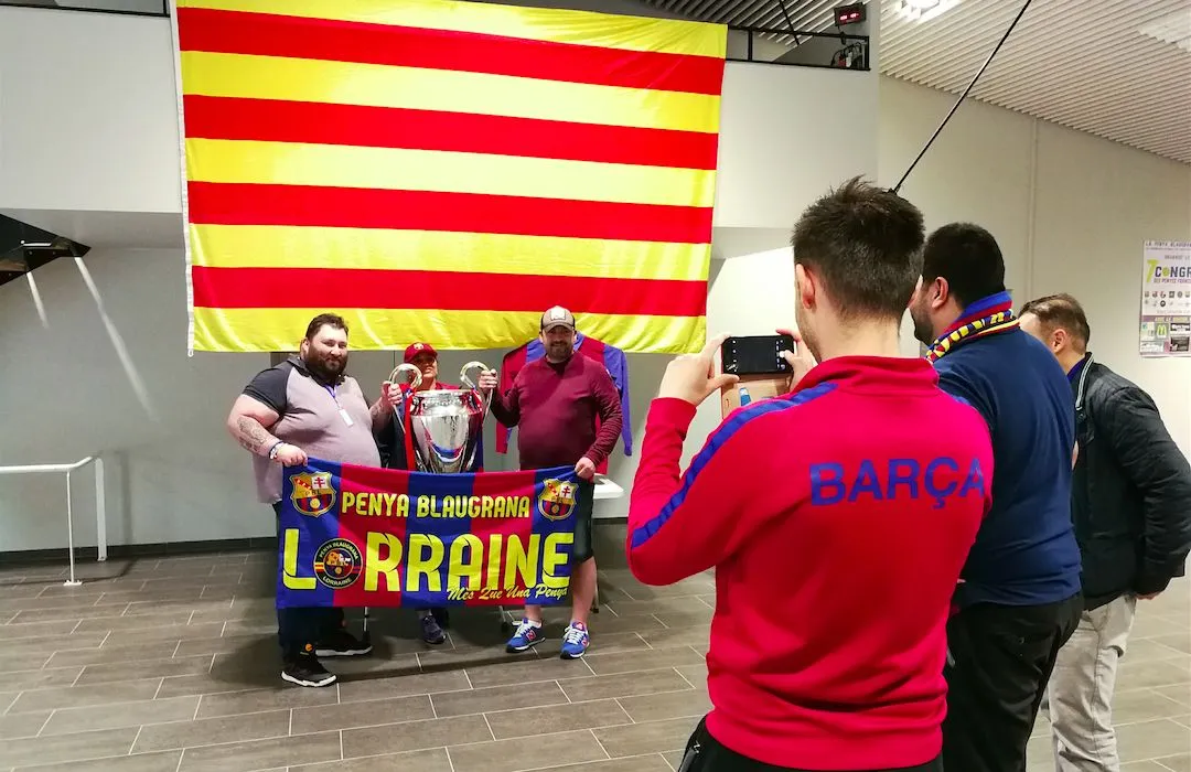 On était au Congrès des penyes francophones du Barça