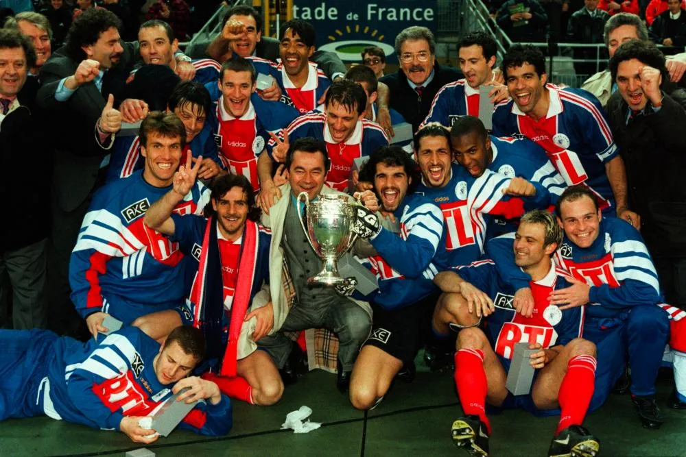 L&rsquo;équipe type des Parisiens qui ont soulevé la Coupe de France