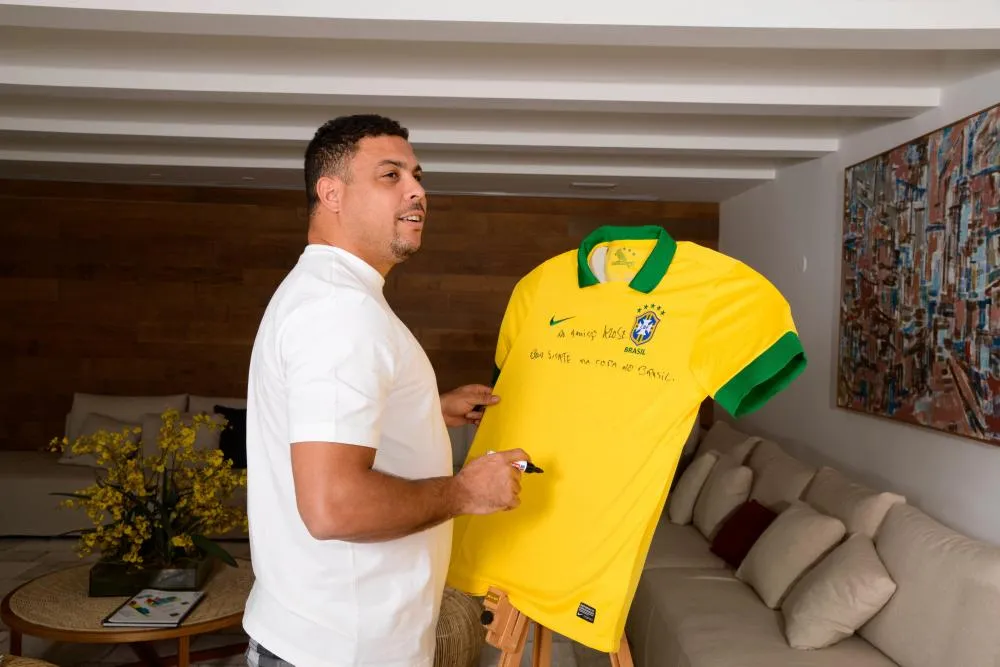 Ronaldo au soutien de la Seleção