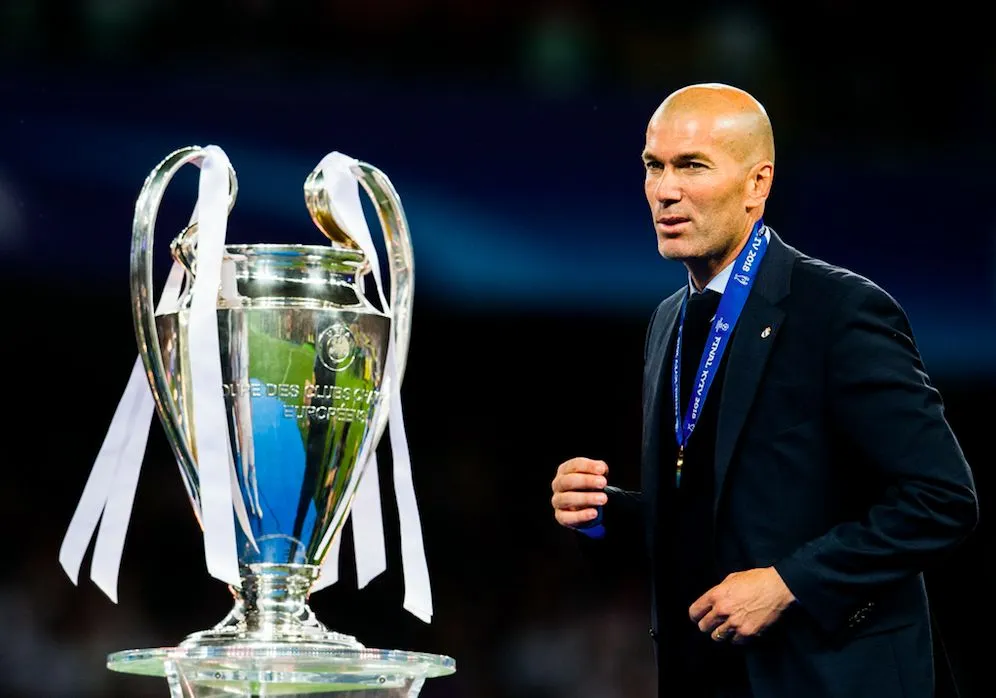 Zidane premier coach à gagner trois C1 de suite