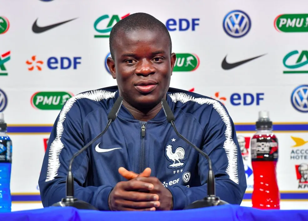 Kanté : «<span style="font-size:50%">&nbsp;</span>Notre jeu, c&rsquo;est avoir la possession et aller vite vers l&rsquo;avant<span style="font-size:50%">&nbsp;</span>»