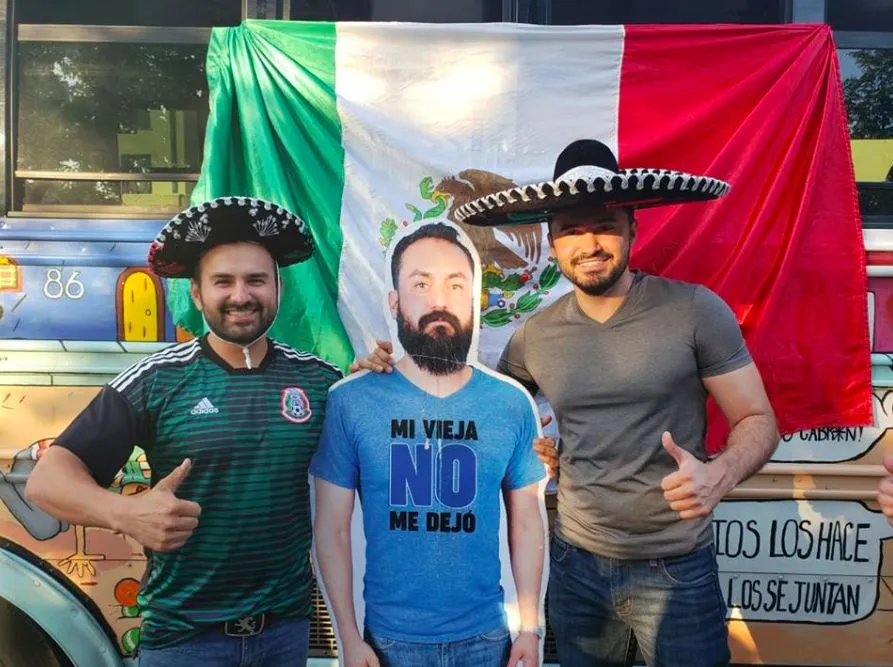 Le supporter mexicain en carton verra la Russie