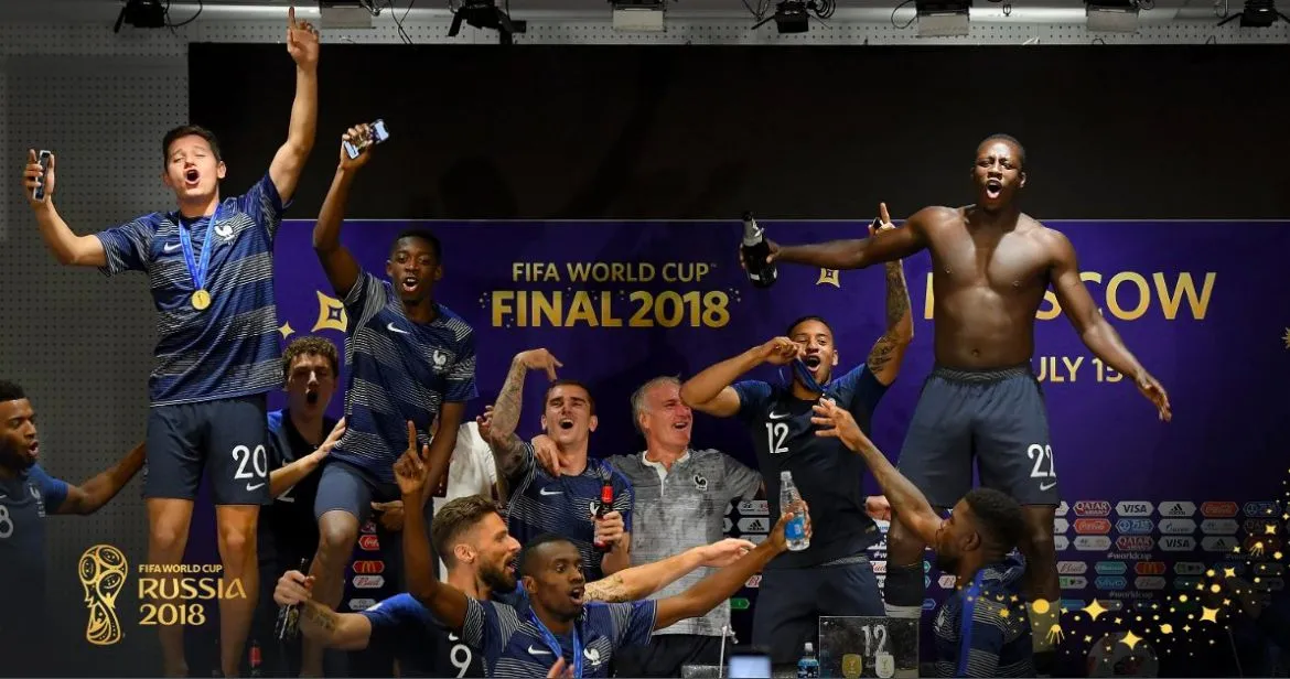 «<span style="font-size:50%">&nbsp;</span>On est champions du monde !<span style="font-size:50%">&nbsp;</span>»