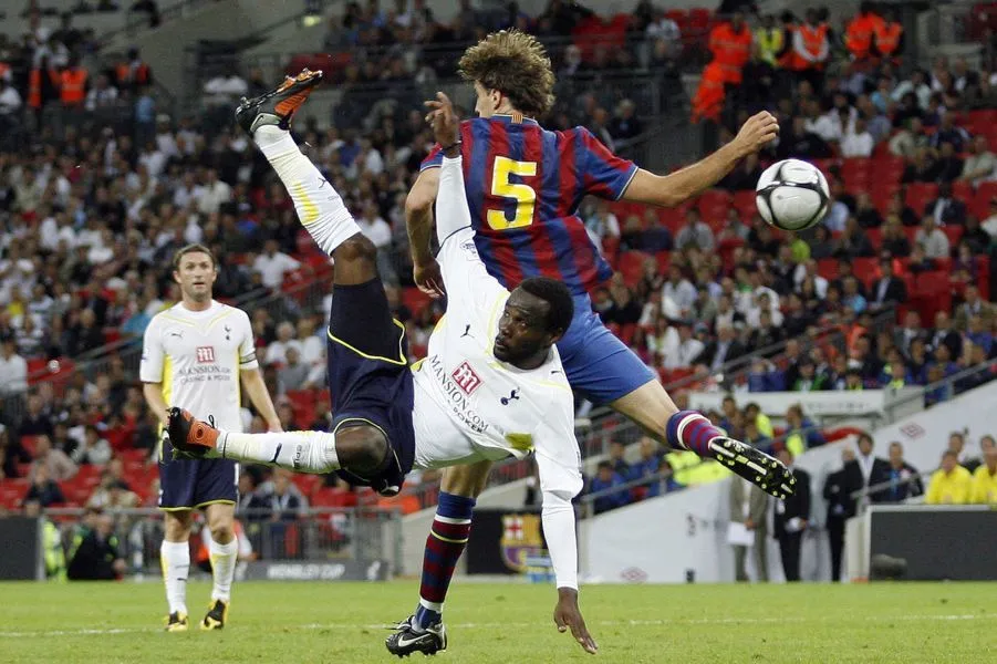 Tottenham et les maillots de Barcelone