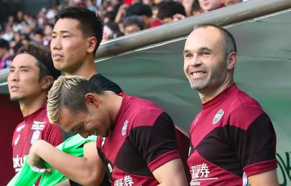 Les débuts d&rsquo;Andrés Iniesta au Vissel Kobe