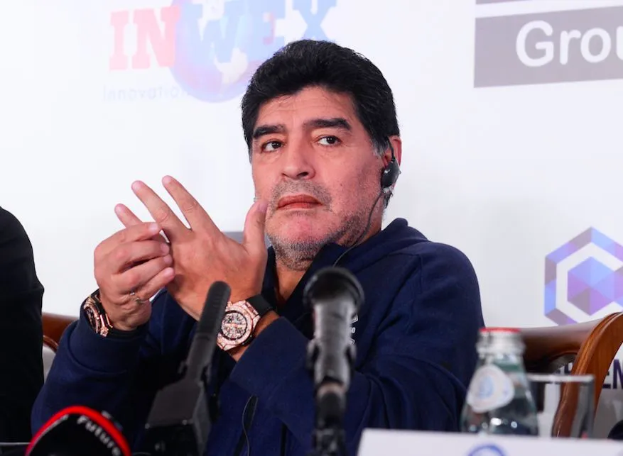 Maradona insulte son neveau à la télévision argentine