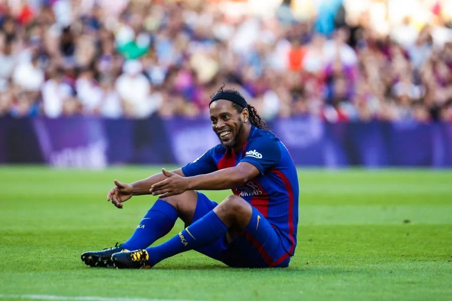 Le fils de Ronaldinho cache son identité lors d&rsquo;un essai