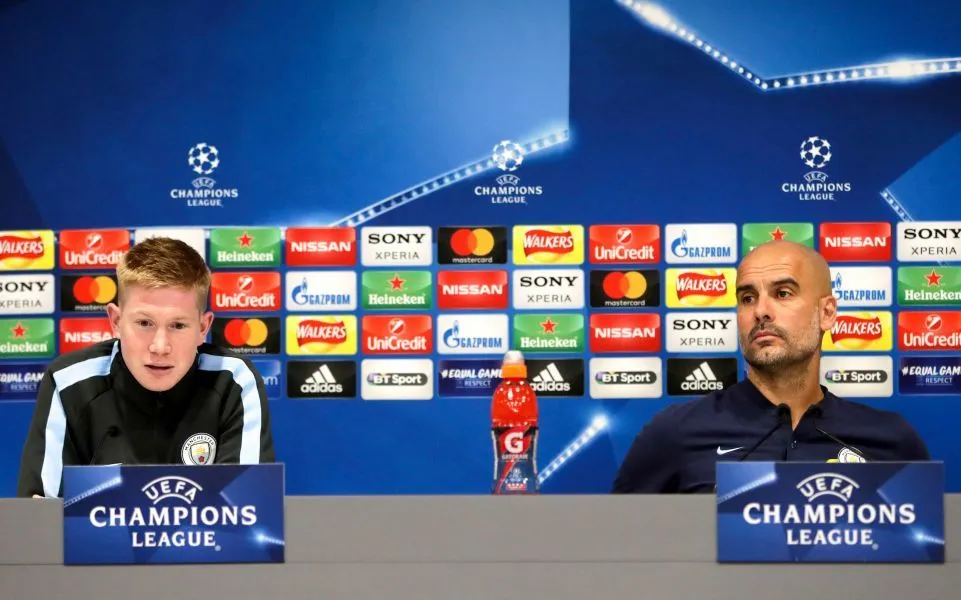 Guardiola agacé par la blessure de KDB