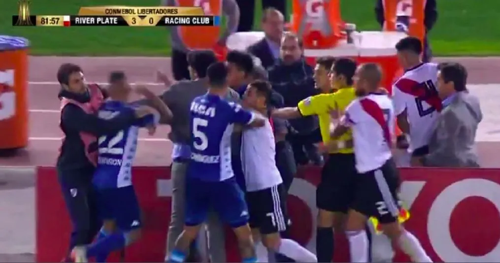 Bagarre générale entre River Plate et le Racing