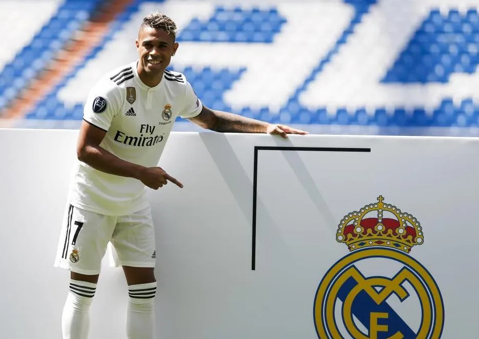Mariano dans le groupe du Real Madrid