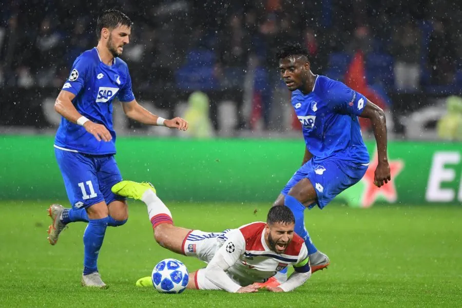 Lyon rejoint sur la fin par Hoffenheim