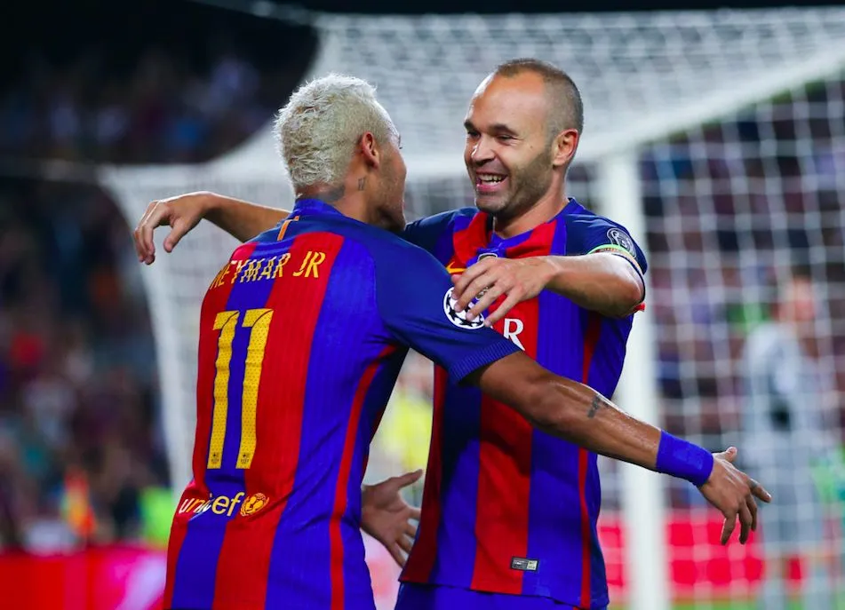 Iniesta n&rsquo;en voudrait pas à Neymar s&rsquo;il partait au Real