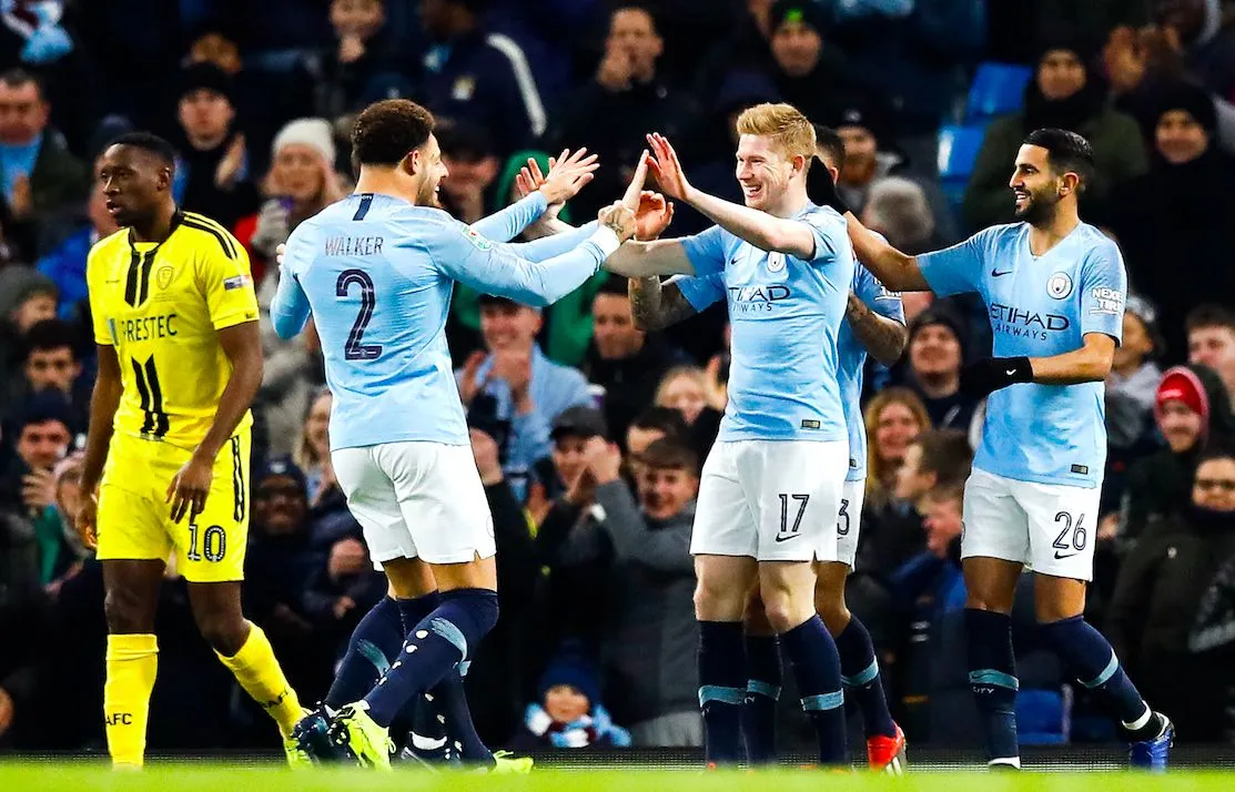 Manchester City ratatine Burton 9 à 0 !