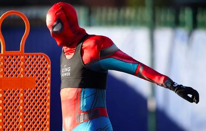 Jamie Vardy s&rsquo;est entraîné déguisé en Spiderman